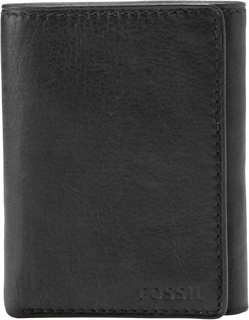 Fossil Men's Leather Trifold Wallet - Stylish & Durable Design | Perfect Gift for Him