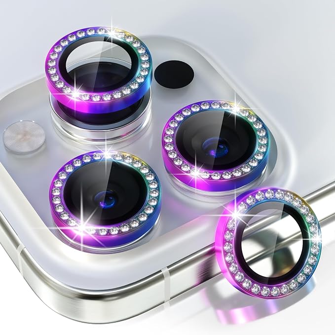 Choiche Compatible for iPhone 15 Pro/iPhone 15 Pro Max Camera Lens Protector
