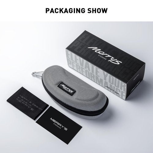 MERRY'S Sports Polarized Sunglasses For Men Women Cycling Running Driving Golf Fishing UV400 Protection S9266