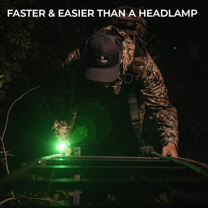 + Case, High Tech Wearable LED Flashlight, Faster and Easier Than a Headlamp