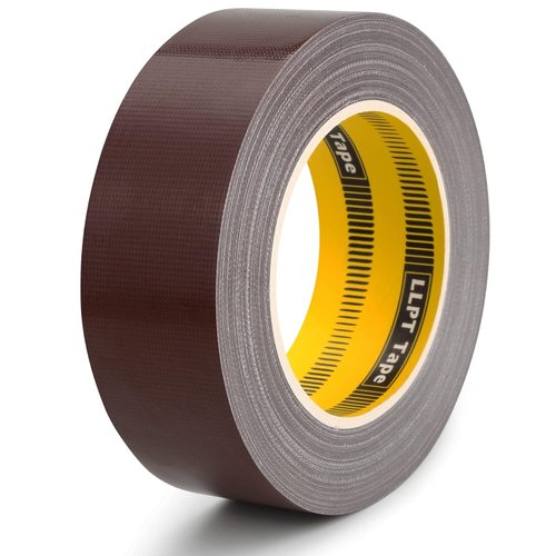 LLPT Duct Tape - Premium Heavy Duty 1.6 Inches x 108 Feet - Easy Tear Strong Adhesive for Crafts & Repairs - Dark Brown