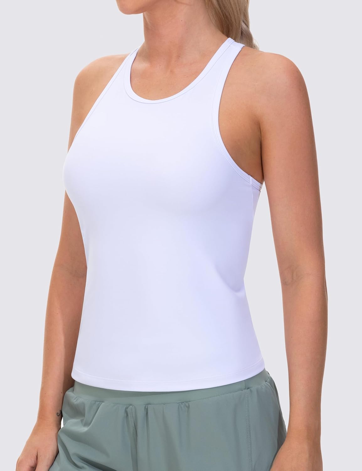 The Gym People Racerback Workout Tank Tops - Slim Fit Sleeveless Athletic Shirts for Women
