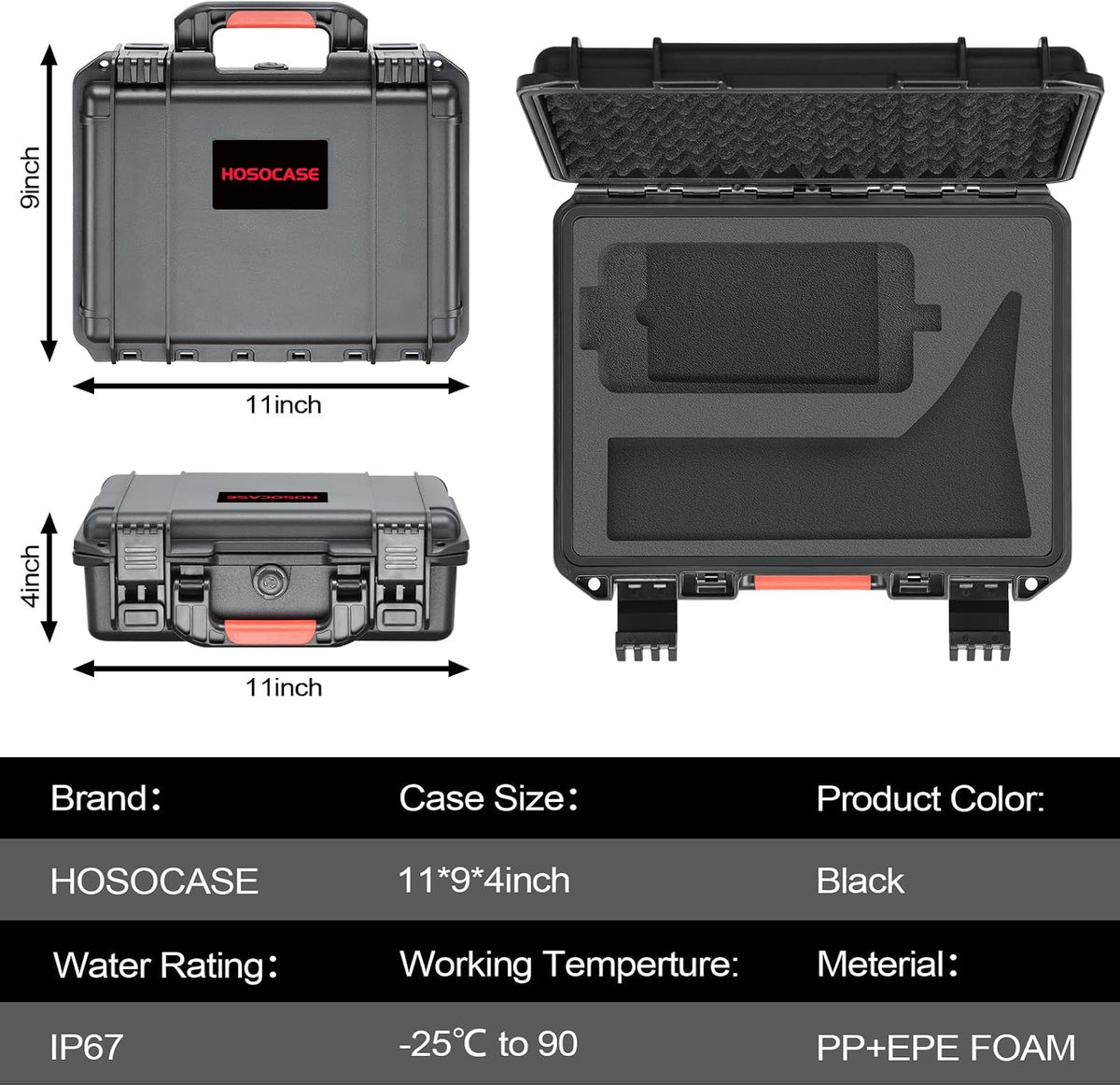 Case for NOCO Boost GB40 GB20 – Waterproof Hard Storage Box for 1000A UltraSafe Jump Starter | Battery Pack Fast Car Charger Accessories | Portable Protective Storage for Drivers Road Trips Emergency