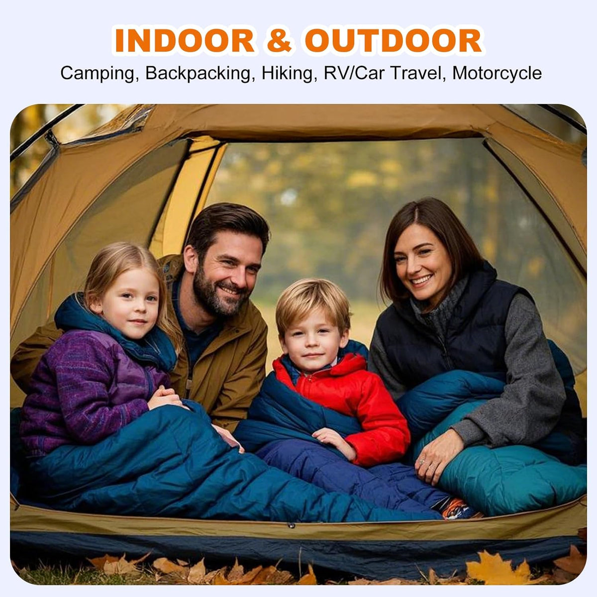 Skiennix Sleeping Bags for Adults - Cold Weather Backpacking & Camping | Lightweight Compact Design