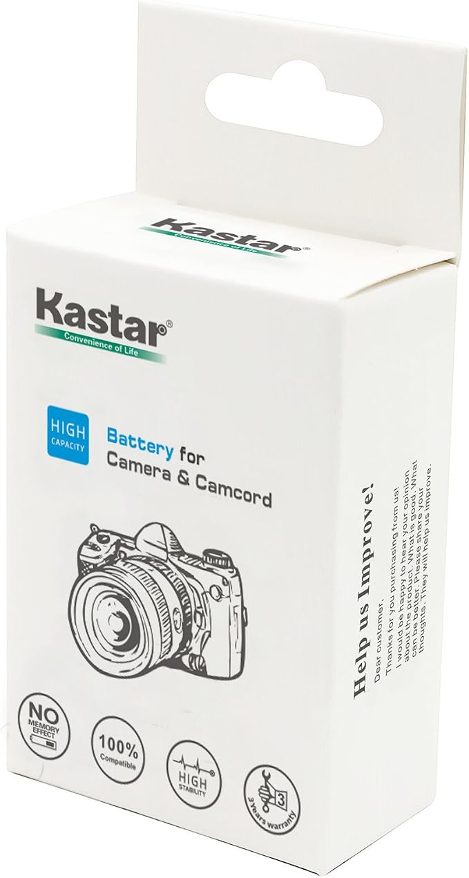 Kastar Digital Camera Replacement Lithium-Ion Battery Compatible