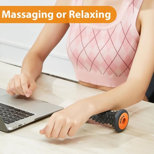 BESKAR Foot Massager - Deep Tissue Roller for Plantar Fasciitis Relief | Portable Reflexology Tool