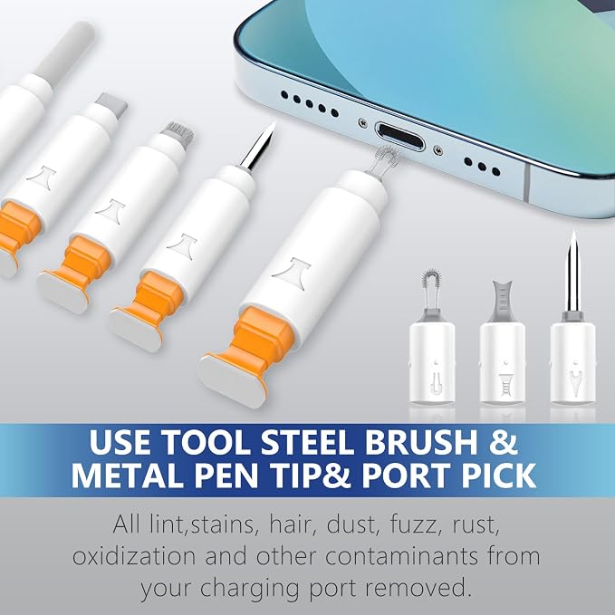 iPhone Cleaning Kit iPhone Cleaner, Phone Charging Port Cleaning, Cell Phone