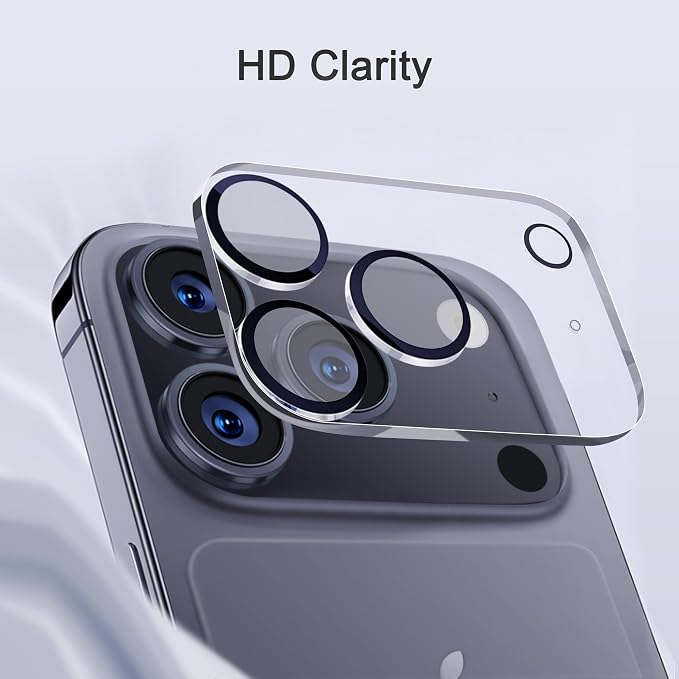 Ailun 3 Pack Screen Protector for iPhone 17 Pro + 3 Pack Camera Lens Protector