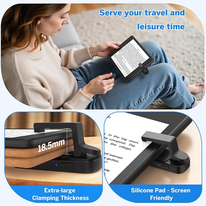 Page Turner Ring for Kindle, Remote Control for iPhone iPad Android Tablets