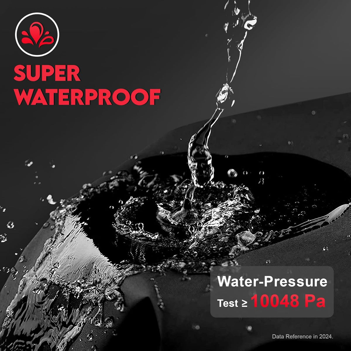 Zettum Bike Cover for 2 Bikes - Heavy Duty Waterproof 600D Outdoor Storage | Fits eBikes, Mountain Bikes & More