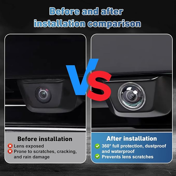 8PCS Car Camera Lens Protector, 2026 New Car Camera Lens Cover