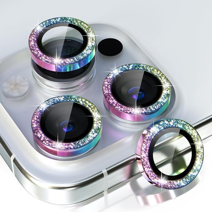 Choiche Compatible for iPhone 15 Pro/iPhone 15 Pro Max Camera Lens Protector