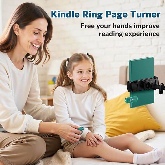 Page Turner Ring for Kindle, Remote Control for iPhone iPad Android Tablets