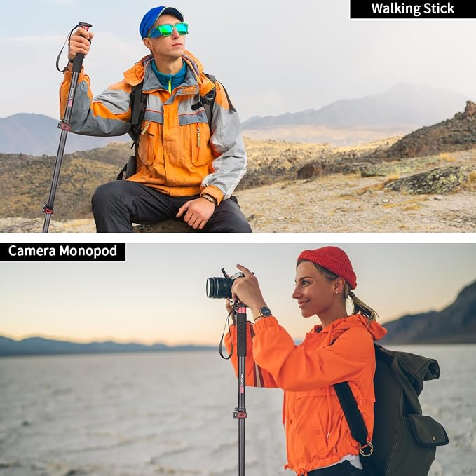 63in/160cm Camera Monopod INNOREL VM60A Aluminum Alloy Portable Compact
