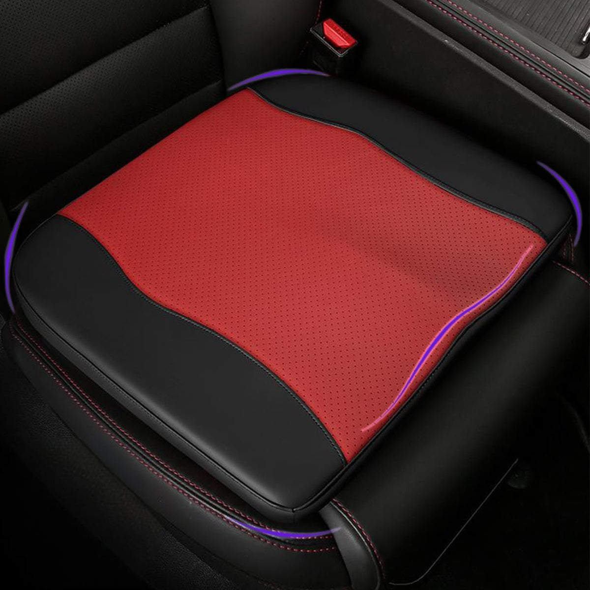 Comfort Memory Foam Car Seat Cushions For Driving,Red Booster Cushion Pad