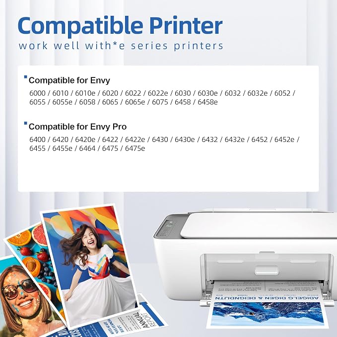 67XL Ink Cartridges Black/Color Combo Pack Compatible