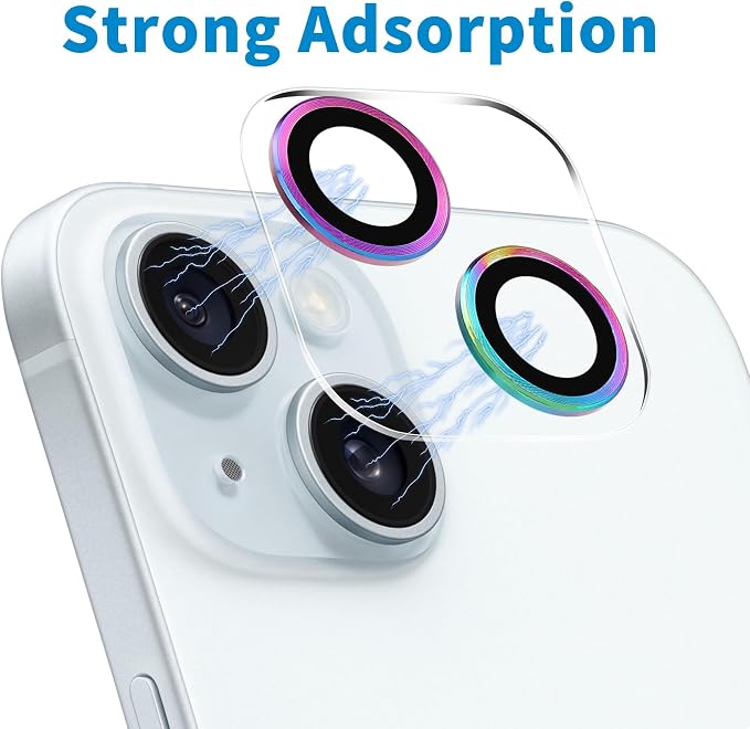Dengduoduo 3 Pack Tempered Glass Camera Lens Protector