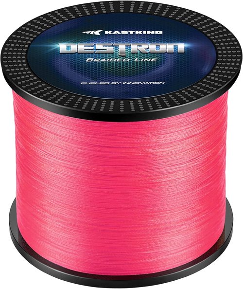 KastKing Destron Braided Fishing Line - Ultra-Thin, Highly Abrasion Resistant, Zero Stretch, 75% Thinner Than Mono