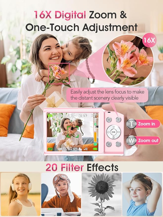 Digital Camera, Autofocus 4K Vlogging Camera