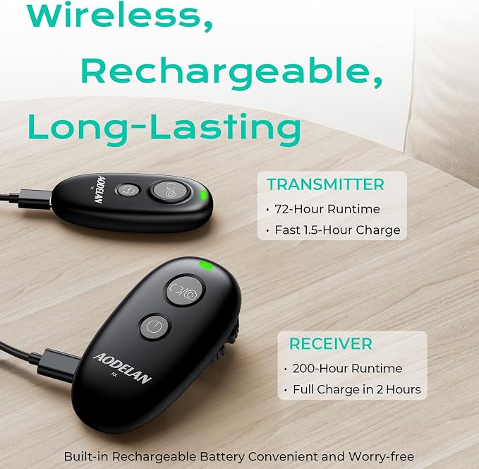 AODELAN USB-C Rechargeable Wireless Camera Remote Shutter Release