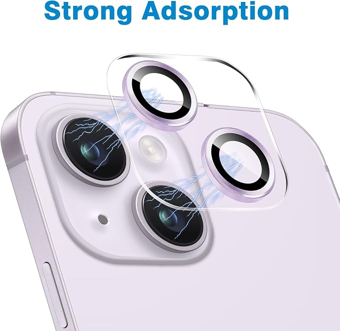 Dengduoduo 3 Pack Tempered Glass Camera Lens Protector