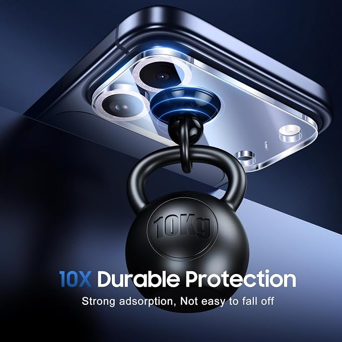UniqueMe Compatible for 3 Pack iPhone 17 Pro Camera Lens Protector