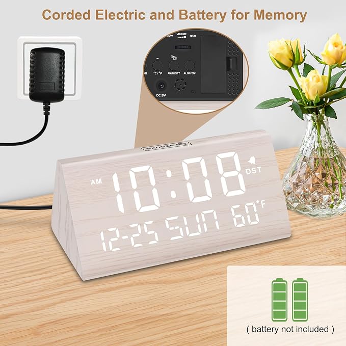 DreamSky Digital Alarm Clocks for Bedrooms