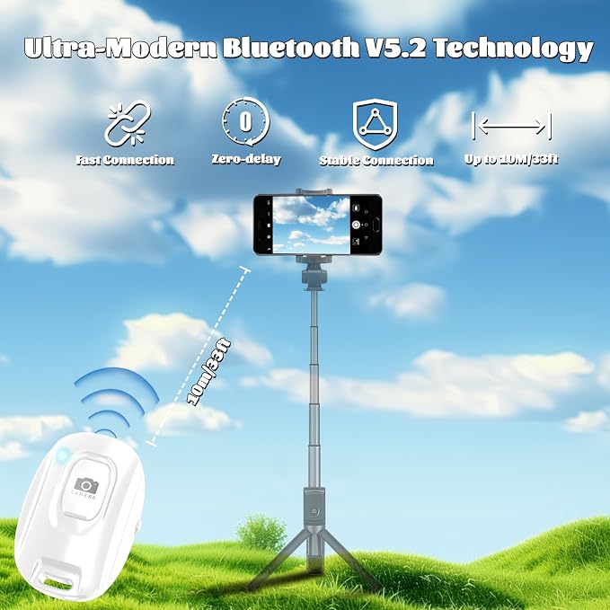 MAIRAN Rechargeable Wireless Camera Remote Shutter