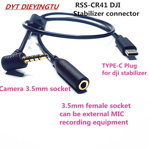 RSS-cr41 R Cable for Sigma fp fpl Camera, DJI Ronin Stabilizer