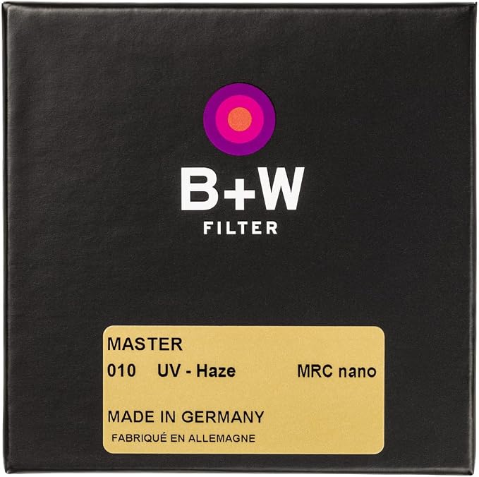 B+W 67mm MASTER UV Haze MRC Nano 010M Glass Filter