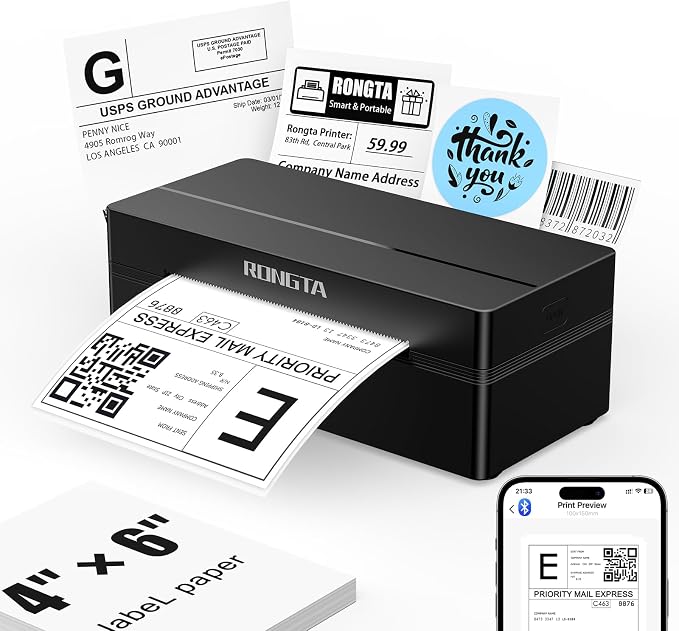 Rongta Shipping Thermal Label Printer