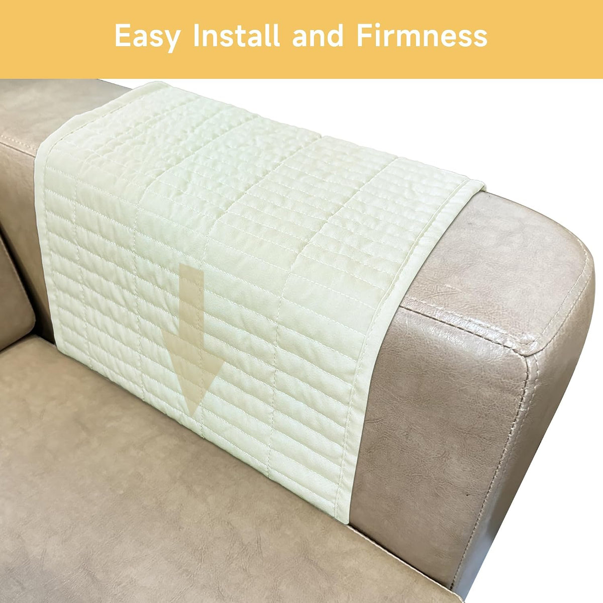 MEHIDFY Sofa Armrest Caddy, Waterproof Bedside Storage Organizer, Non Slip Armchair Pockets, Remote Control Holder for Couch, Handy Pouches with 6 Pockets for TV Remote, Phone, Magazine(White)