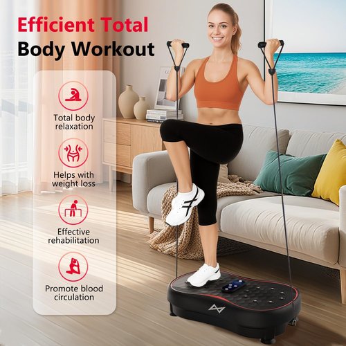 AXV Vibration Plate - Full Body Shaker Exercise Machine for Weight Loss | Fitness Platform for Home Use