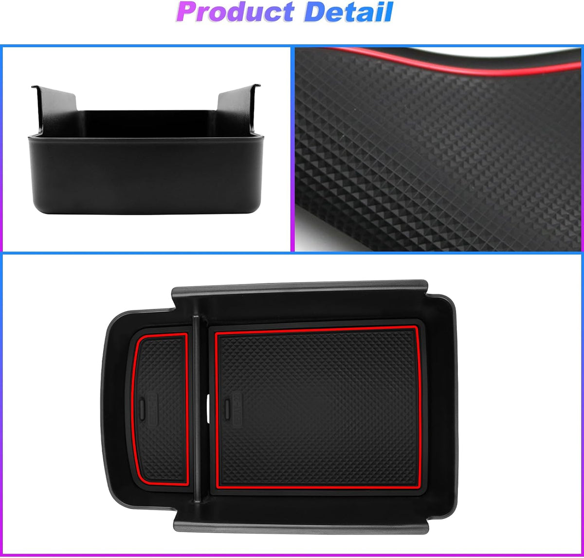 SXCY Fit for 2025 2026 Buick Envista Console Organizer Tray (red)