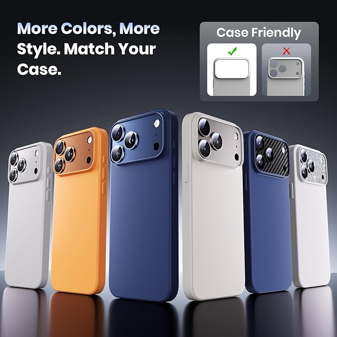 Hoerrye for iPhone 17 Pro Max Camera Lens Protector