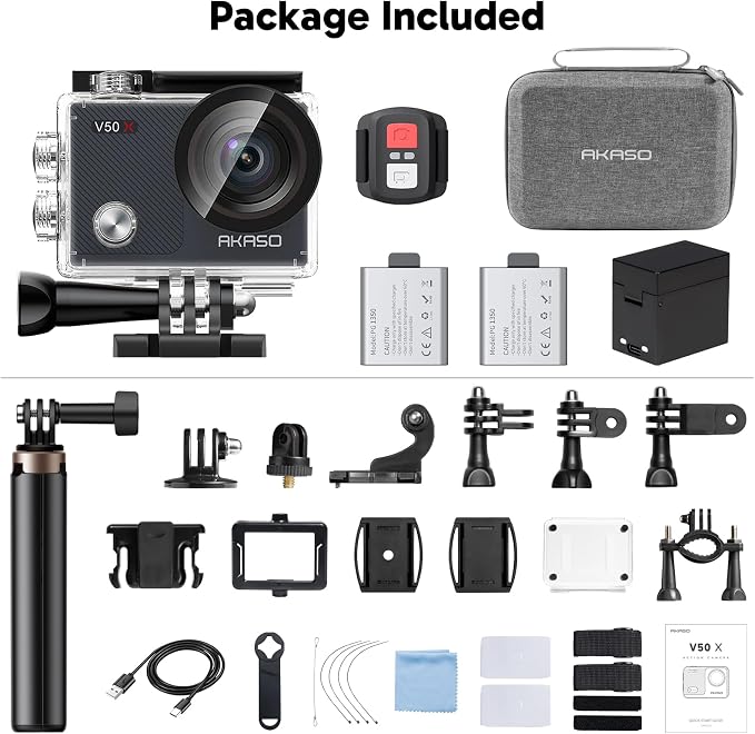 AKASO V50X Native 4K30fps WiFi Action Camera