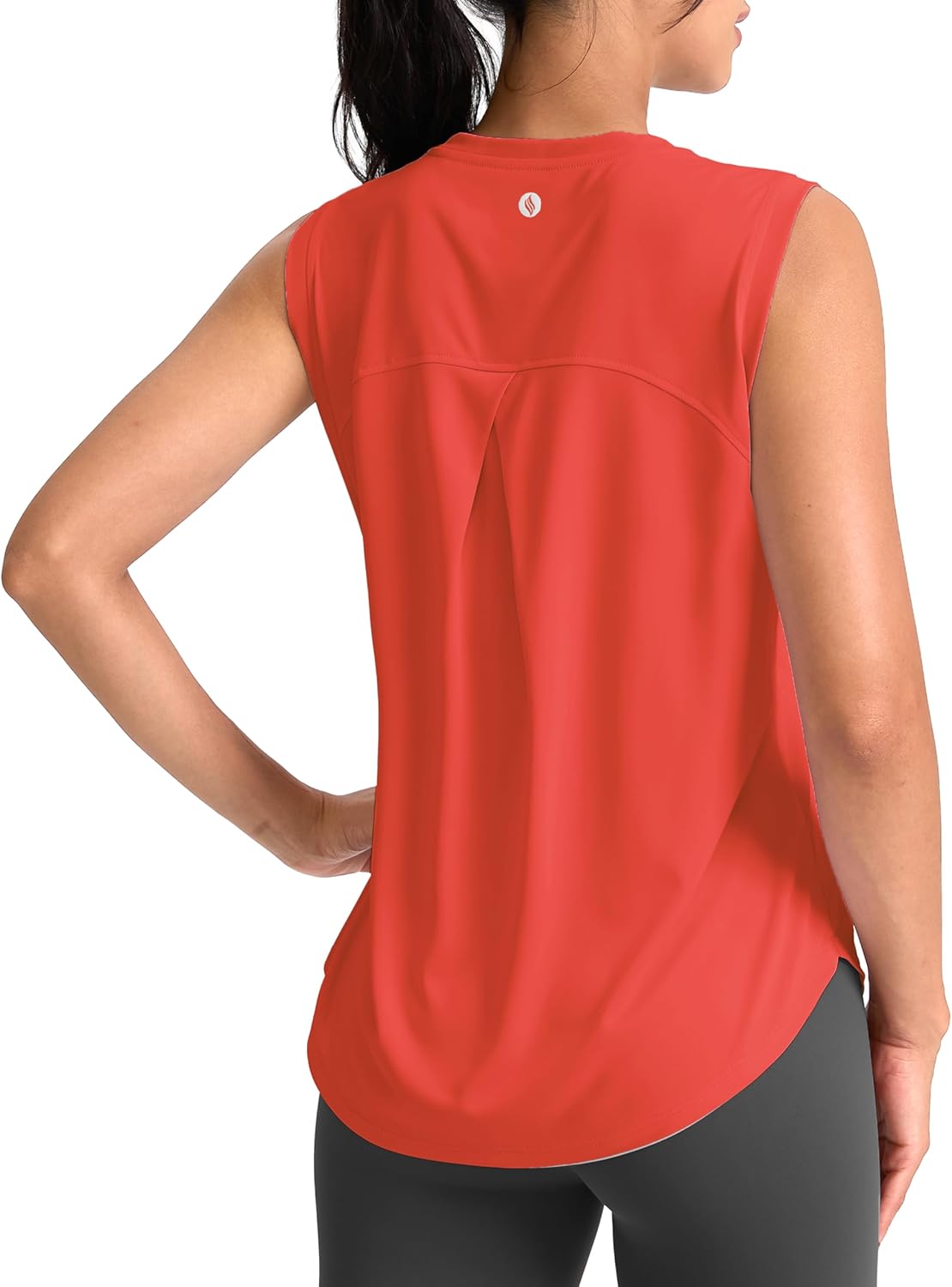 SANTINY Women's Athletic Tank Tops - Breathable Lightweight Yoga & Tennis Shirts | Perfect for Running