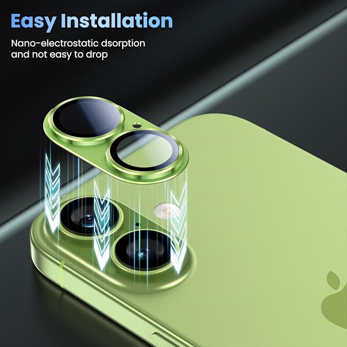 Uyiton Compatible with iPhone 17 Camera Lens Protector