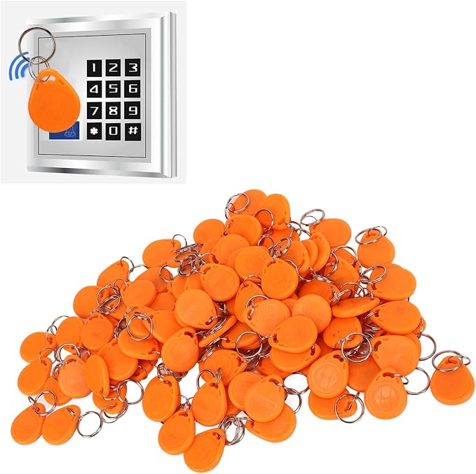 125kHz RFID Key Fob Access Control Tag, Read Only Proximity Keychain, High