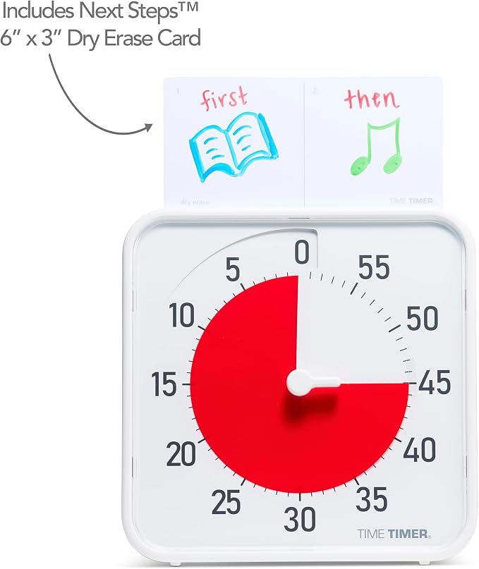 Time Timer Original 8" Visual Countdown Timer – Medium 60-Minute Classroom
