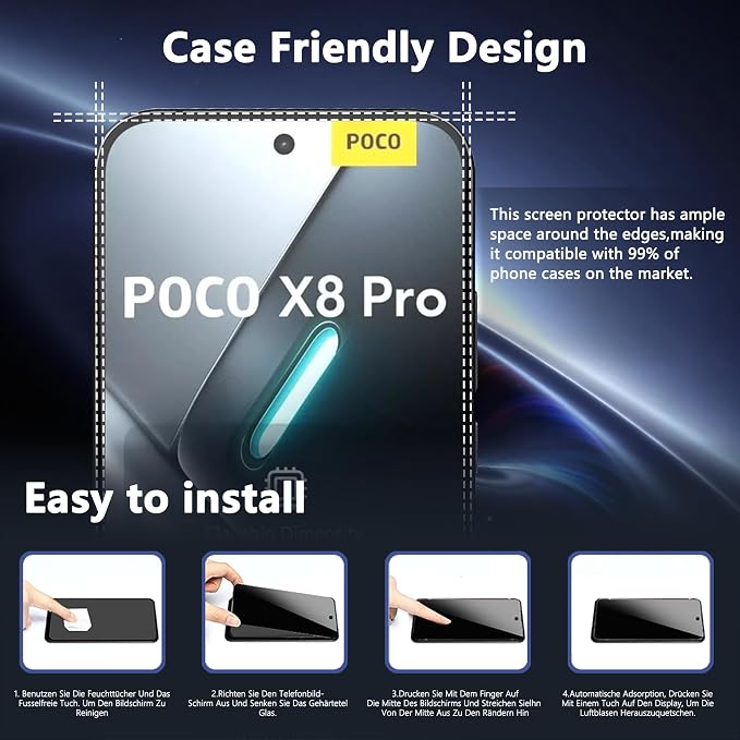 2+2 Pack Privacy Screen Protector