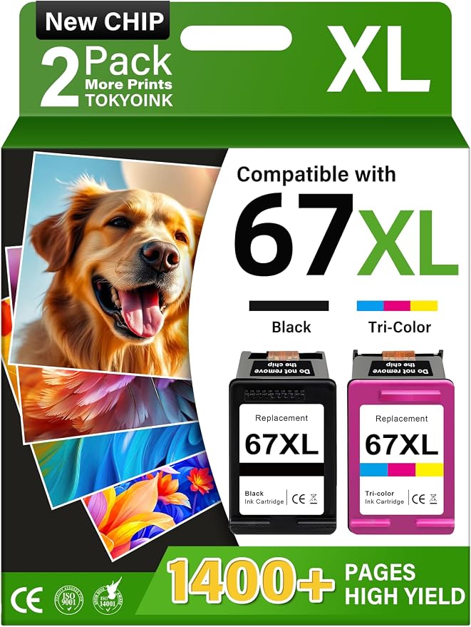 TOKYOINK 67XL Ink Cartridges Compatible