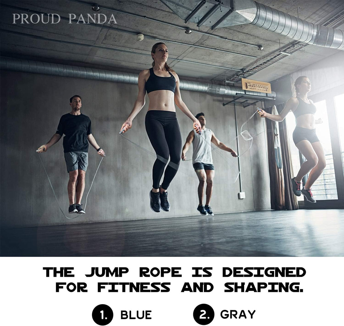 Weighted Jump Rope by Skiennix - 1LB Adjustable Skipping Rope with Comfortable Silicone Grips | Ideal for Cardio and Endurance Training