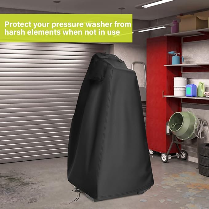 Pressure Washer Cover, Waterproof& Dustproof Outdoor Covers for Power Washer, Pump Protector for Electric High Pressure Cleaner 17.8" x 17.8" x 34.2"