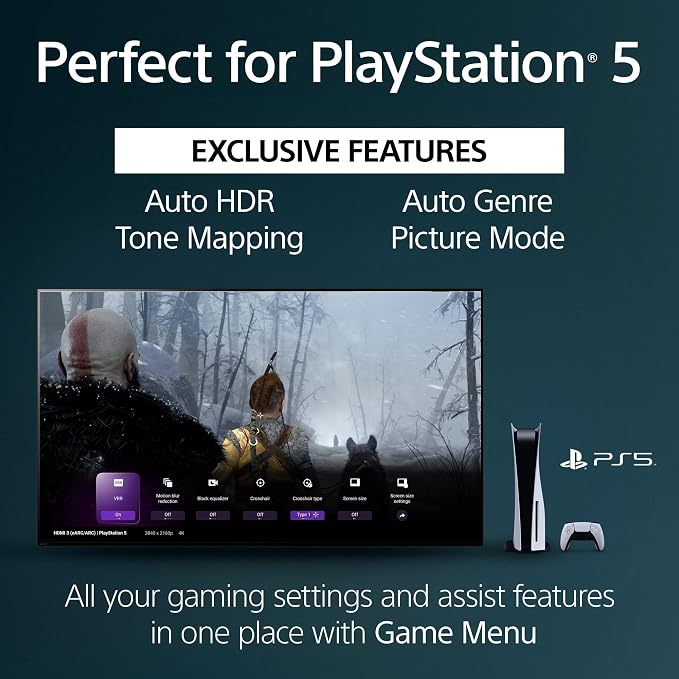 Sony 65 Inch 4K Ultra HD TV X90L Series: BRAVIA XR Full Array LED Smart Google TV