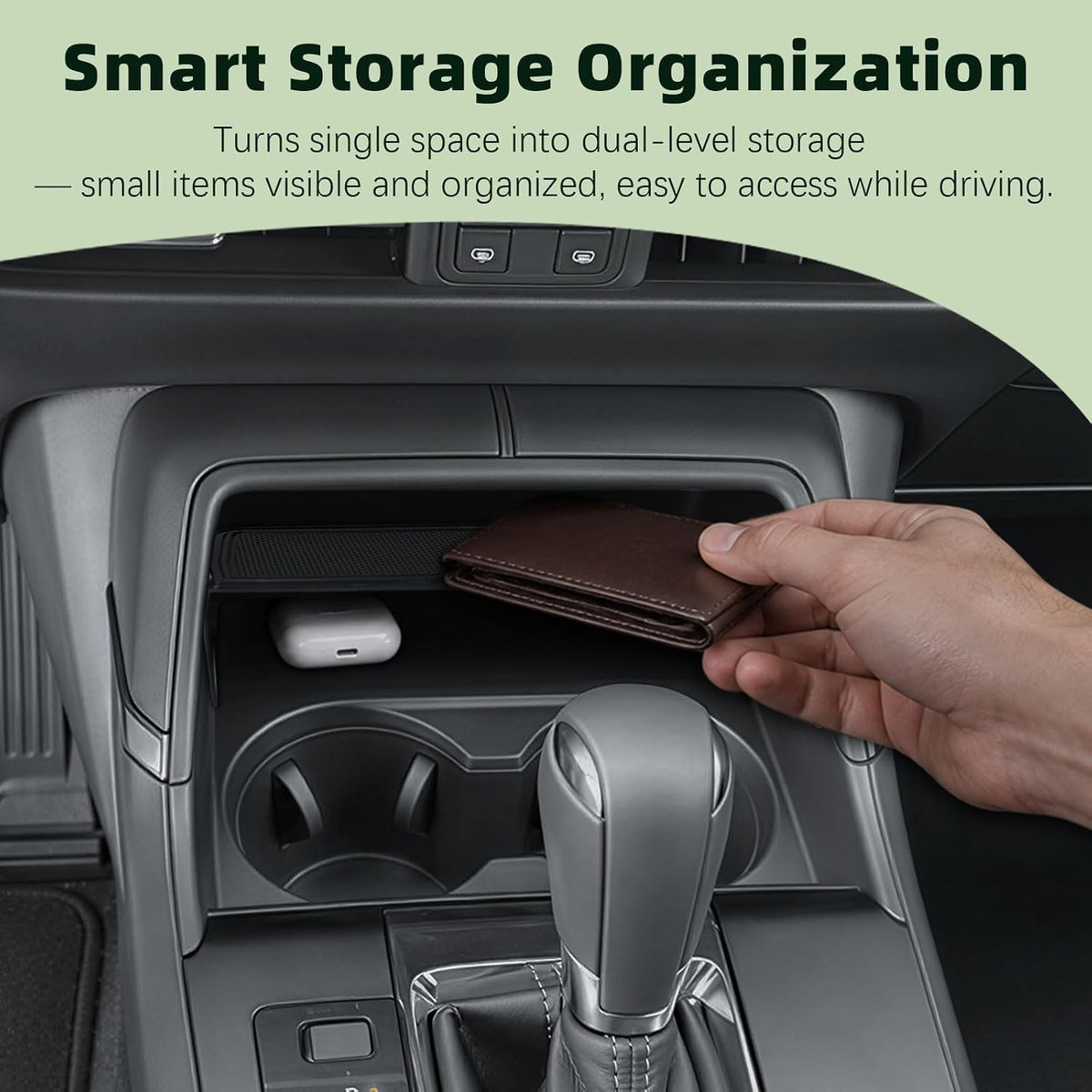 Front Center Console Organizer for 2026 Mazda CX-5 Interior Accessories