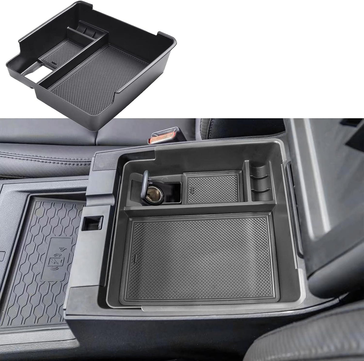 Center Console Organizer Tray for 2022-2026 Nissan Frontier Armrest Storage