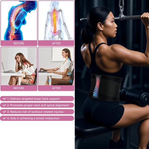 Lisacool Waist Trainer for Women - Sweat Band Waist Trimmer for Effective Belly Control | Adjustable Fit