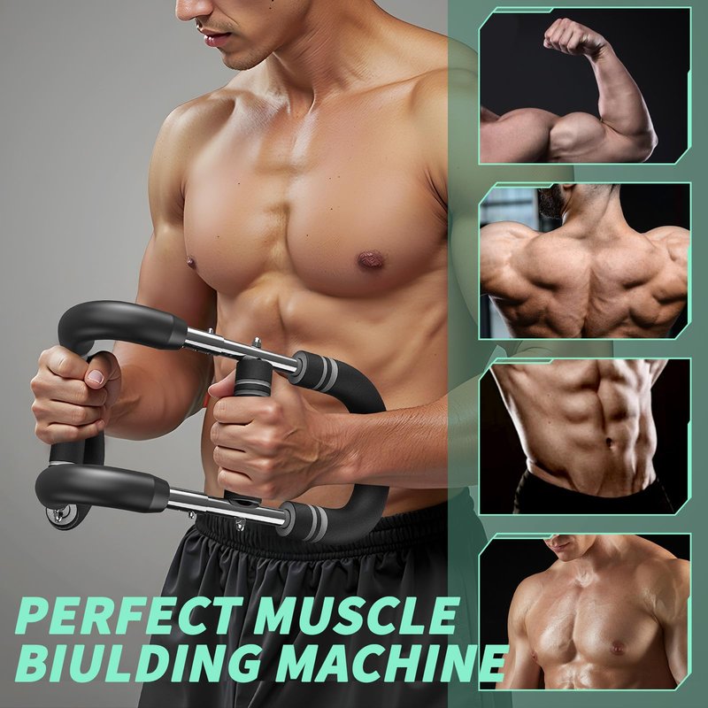 Vafada Twister Arm Trainer,40-120lbs Adjustable Chest Workout Equipment,Arm Chest Trainer for Men,Shoulder Muscle Training Portable Spring Resistance Detachable Home Fitness