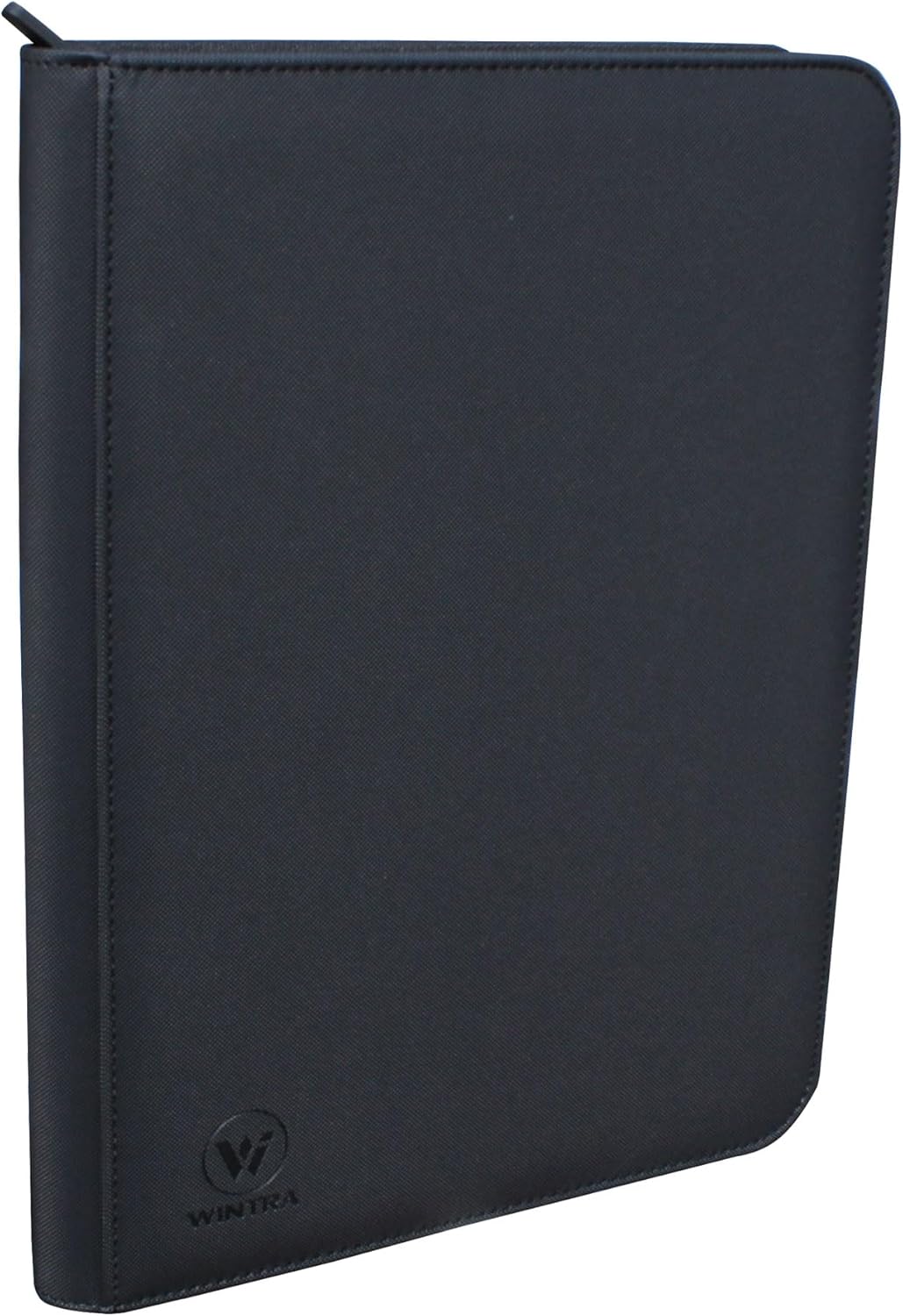 Premium 360 Pockets Black Zippered Playing Card Binder - Sturdy 9 Pocket Holder with 20 Sleeves